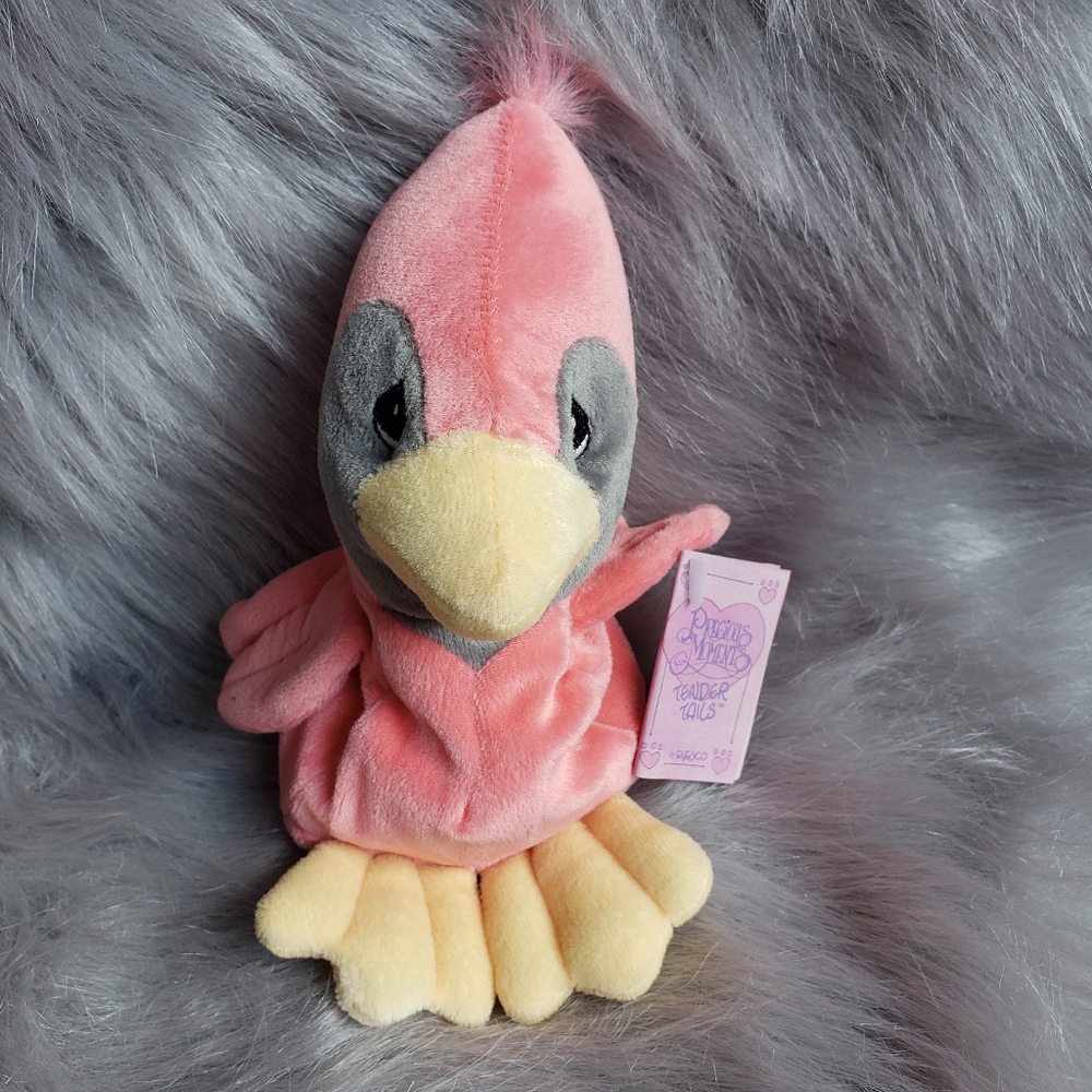 Precious Moments tender tails 1998 cardinal plush‎